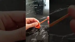 Amigurumi tekniği görünmez bitiş yapımı #short