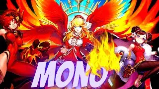 POWER OF FIRE MONO TEAM IN TOP100! TESTING OUT VISHU NEW BUFF! - GUARDIAN TALES