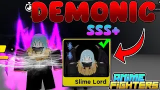 🚨RAPIDO!! SUPER DEMONIC SSS+ EN ANIME FIGHTERS ROBLOX