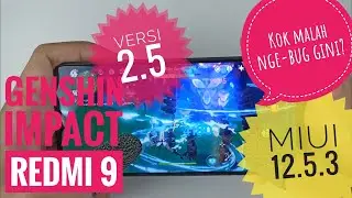 Redmi 9 Genshin Impact 2.5 Test |  MIUI 12.5.3 Update 2022