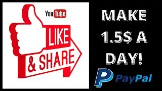 Make Money Liking And Sharing Youtube Videos ( EARN 1.5$ A DAY)
