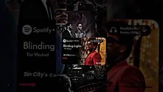 Blinding lights ⭐ | The Weeknd ❤️‍🩹 | Spotify Edit 🎥 | Alan.fx ⭐ #alightmotionedit #edit #theweeknd