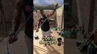 Treino De COSTA e BÍCEPS com Extensor Elástico #costaebiceps #treinocomelastico #josemarswat