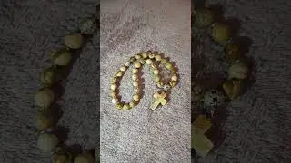 Православные четки из песочной яшмы на 30 зерен d 8 каменным крестом