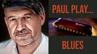 ''One Shot'' - G Blues Shuffle - Harmonica C - Paul Lassey