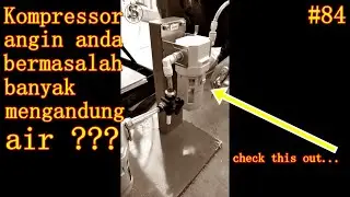 pemisahan air dan angin pada kompressor dengan 