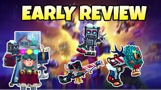 NEW Pixel Pass Weapons EARLY REVIEW 🎄 🎅 - Pixel Gun 3D