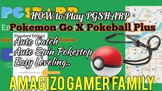 Review PGSHARP Use Pokeball Plus, New Update | Easy Leveling.