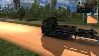 olha esse trecho de estrada de terra, MAPA NORTE BRASIL EURO TRUCK 2