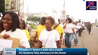 UG STUDENTS TAKE DISABILITY EDUCATION TO THE STREET