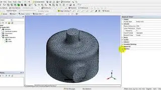 simulation of impeller in ansys fluent setup