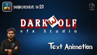 How to create box type text animation using davinci resolve Fusion 