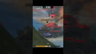 Затащил бой против 10-ок (6к урона) #wotblitz #затащилбой