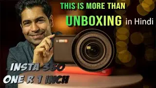 insta360 one r 1 inch - Unboxing and first hand review in 4K with Bonus Test footage in Hindi