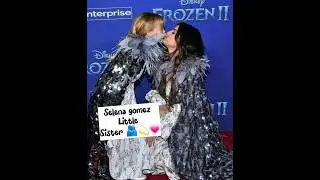 Selena gomez with little sister be like 💫💗#shorts #selenagomez