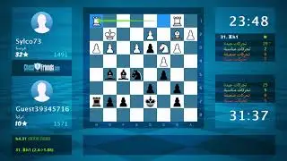 Chess Game Analysis: Sylco73 - Guest39345716 : 0-1 (By ChessFriends.com)