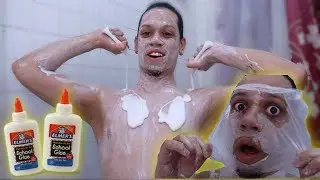 I COVERED MY BODY IN GLUE (GONE PAINFUL)