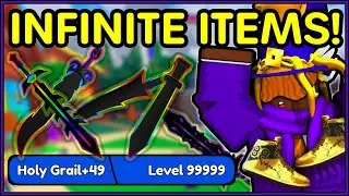 I GOT UNLIMITED 💲MONEY💲 IN INFINITE ITEM SIMULATOR!