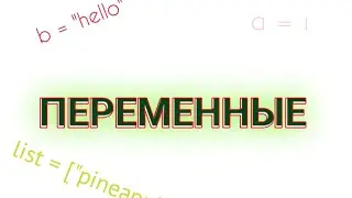 Переменные в python