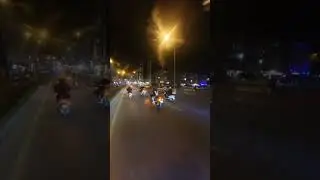 Nevşehir'de motosiklet tutkunlarından Cumhuriyet Bayramı korteji