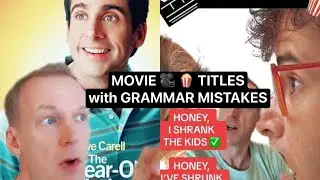 MOVIE TITLES with GRAMMAR MISTAKES (In Burmese with Ko Pete) IMPROVE YOUR GRAMMAR.