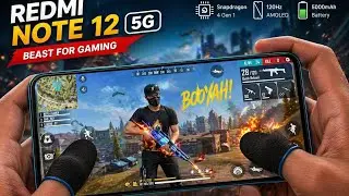 Redmi Note 12 5G Gaming Test 🎮🔥 Beast Performance for Free Fire 