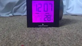 Precision Radio Controlled Projection Digital Alarm Clock