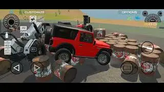 MAHINDRA THAR VS 😶‍🌫️TRACTOR 🚜 THAR FULLY 🤯 DEATH ☠️