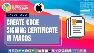 How to Create a Code Signing Certificate in MacOS