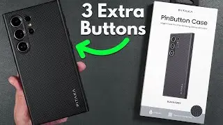 Pitaka MagEZ Pro 4 Pin Button Case Galaxy S24 Ultra  - 3 Extra Clickable Buttons!