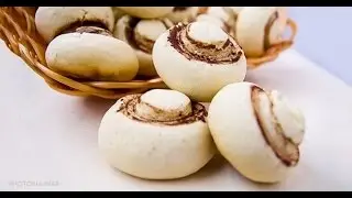 НЕОБЫЧНОЕ ПЕЧЕНЬЕ (грибочки)