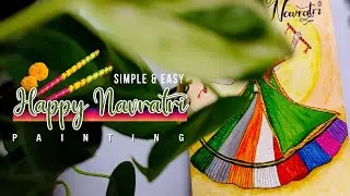 Happy Navratri Drawing | Navratri Special ✨️@CreativeDIYLincy
