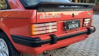 1984 Ford Escort XR-3 Sunburst Red - the car that changed the game for sports cars in the eighties.