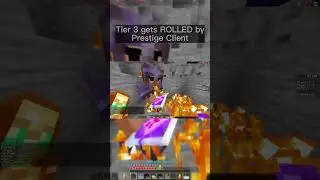 Tier 3 ROLLED by Prestige Client #shorts #crystalpvp #minecraft #drdonut #mcpvp
