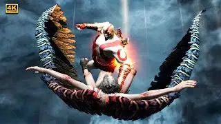 GOD OF WAR II : Kratos destroys Icarus and got his Wings [4K60FPS]
