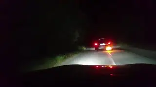 Peugeot 207 Le Mans Pops & Bangs with Flames
