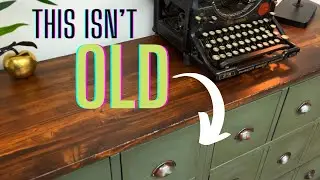 I transformed a cabinet into a vintage apothecary masterpiece