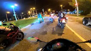 едем в шестером в мотосервис xD