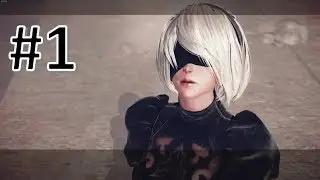 MY FIRST GAME LIKE THIS!!! | NieR: Automata Episode 1 BLIND PLAYTHROUGH 1080p