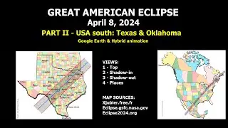 Great American Eclipse 2024, part II - USA - Texas & Oklahoma