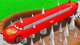 LONG CARS vs SPIKES in Teardown