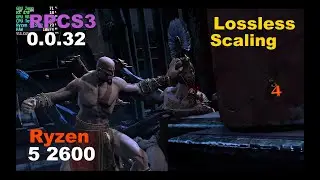 RPCS3 0.0.32 ( PS3 Emulator With Lossless Scaling ) - God of War Ascension - Gameplay #3