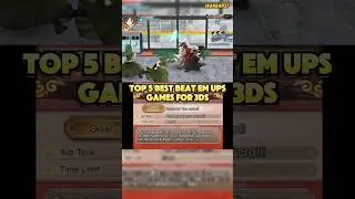 5 Best 3DS Beat em Ups Games #shorts #3ds #beatemup #retrogaming