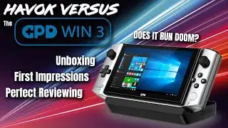 GPD Win 3 Paper Edition Unboxing, First Impressions, Testing