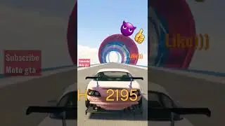 crazy CRASH test s2000 at 2400km/h #gtav #gta5 #shorts #gta6 #highspeed #fail #crash