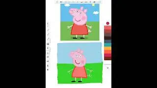 Ipencil drawing and painting - Peppa pig #peppapig #ipencil
