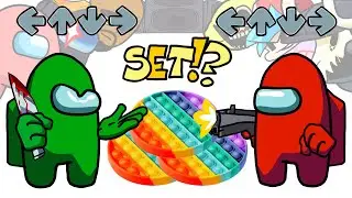 FNF Characters VS Imposter V3 | POP-IT Battle | FRIDAY NIGHT FUNKIN ANIMATION | SPECIAL EDITION