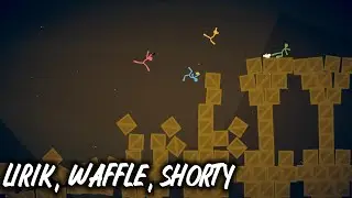 Lirik, Waffle, Shorty play Stick Fight