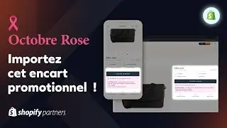 🎀 Octobre Rose Shopify ➜ Importe ces 2 encarts promotionnels sur ta  boutique Shopify !