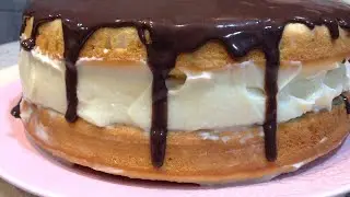 Boston cream pie || Food lake bakery